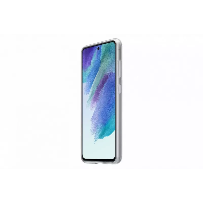 Samsung Galaxy S21 FE Διάφανη θήκη με λουράκι λευκό