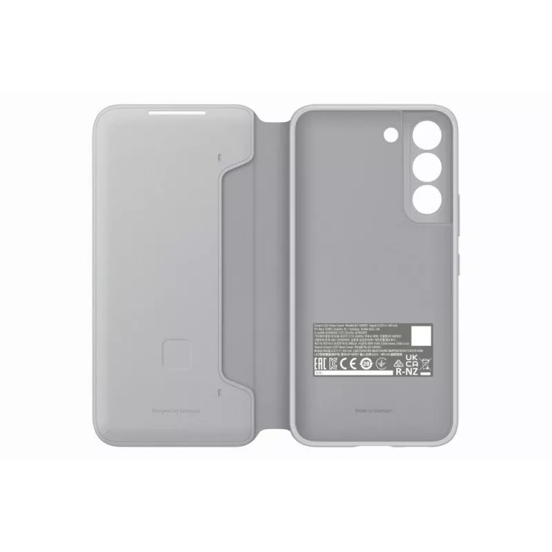Samsung Galaxy S22 Smart LED View Cover Ανοιχτό Γκρι