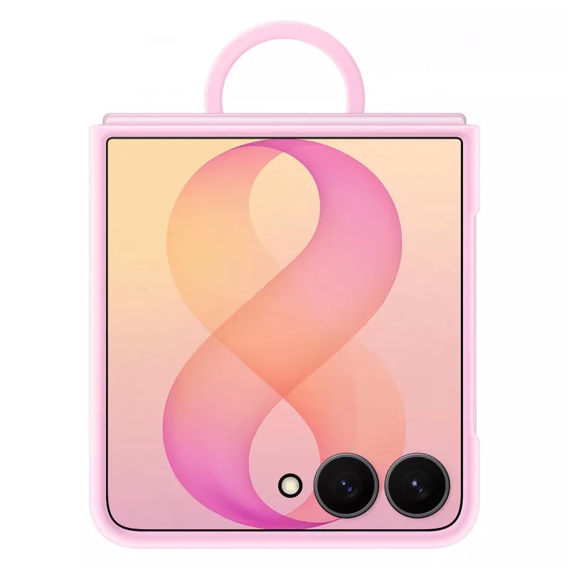 Samsung Silicone Ring Magnet Case για Galaxy Z Flip8 - μωβ