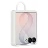 Samsung Silicone Ring Magnet θήκη για Galaxy Z Flip8, λευκή