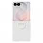 Samsung Silicone Ring Magnet θήκη για Galaxy Z Flip8, λευκή