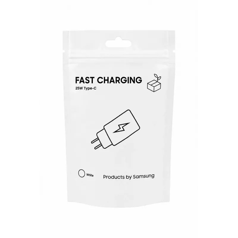 Samsung Travel Adapter TA800 USB-C 25W Λευκό (χωρίς καλώδιο)