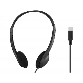 SANDBERG USB-C Headphone Bulk - λευκό in-ear headset με μικρόφωνο