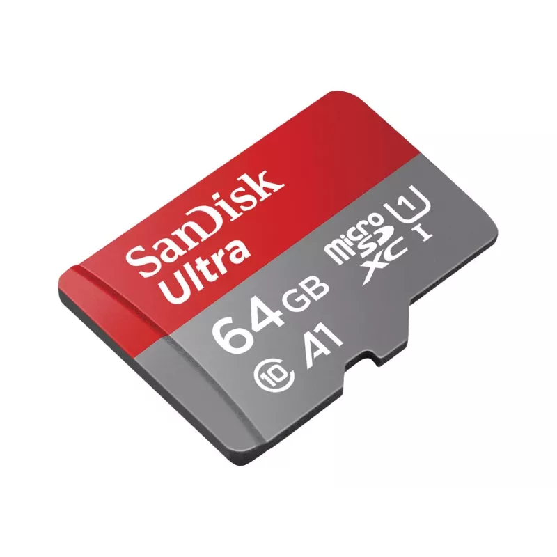 SanDisk Ultra 64GB microSDXC Κάρτα μνήμης με αντάπτορα SD