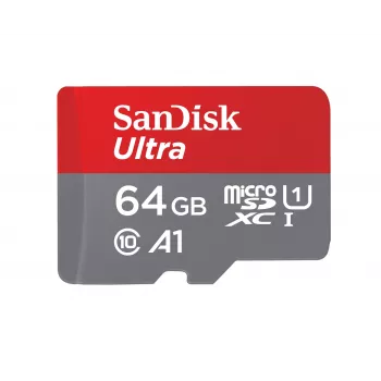 SanDisk Ultra 64GB microSDXC Κάρτα μνήμης με αντάπτορα SD