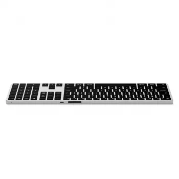 Satechi Slim X3 Ασύρματο πληκτρολόγιο Bluetooth με αριθμητικό πληκτρολόγιο - Ασημί