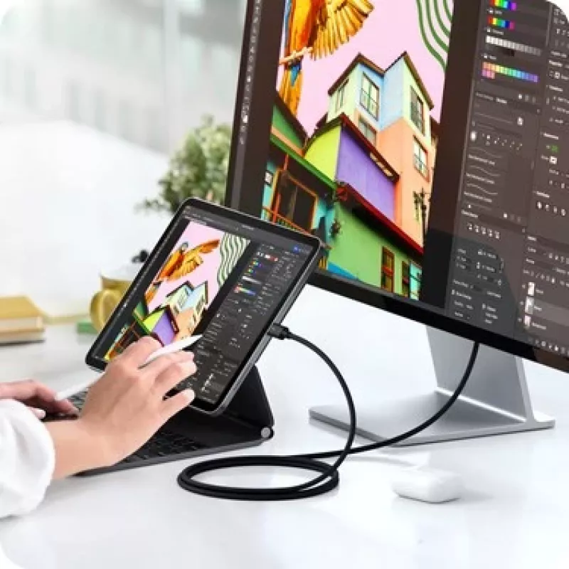 Satechi ST-YTB5100K καλώδιο Thunderbolt 5 Pro, USB-C σε USB-C, 1 m, μαύρο