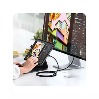 SATECHI Thunderbolt 5 Pro καλώδιο 1m USB-C σε USB-C – 120Gbit/s, 240W, μαύρο