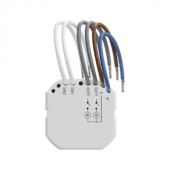 Satel Smart 2-CH Relay PM Ασύρματος ελεγκτής 230V AC ASW-220 με μέτρηση ισχύος