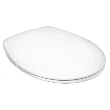 SAVAL GBG Κάθισμα Τουαλέτας Soft-Close/Quick-Release, Σχήμα D, Λευκό, Duroplast, Ανοξείδωτοι Μεντεσέδες