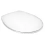 SAVAL GBG Κάθισμα Τουαλέτας Soft-Close/Quick-Release, Σχήμα D, Λευκό, Duroplast, Ανοξείδωτοι Μεντεσέδες