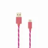 SBOX USB-1031P Καλώδιο USB σε Micro-USB 1m Ροζ