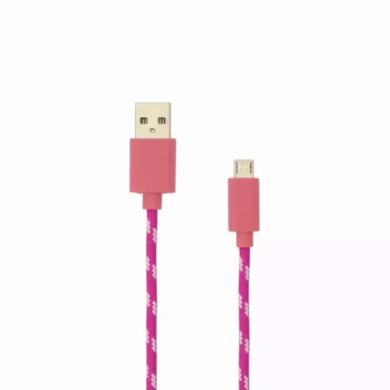SBOX USB-1031P Καλώδιο USB σε Micro-USB 1m Ροζ