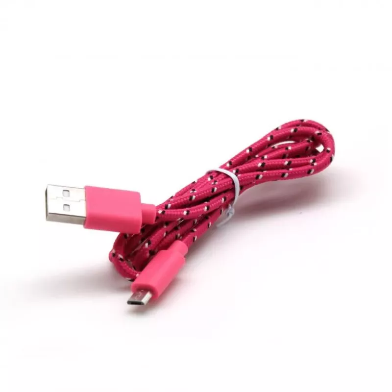 SBOX USB-1031P Καλώδιο USB σε Micro-USB 1m Ροζ
