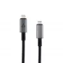 Καλώδιο SBOX TYPE-C 240W 80 USB-C σε USB-C M/M, USB4 v2.0, 1,2 m, 240W, 80 Gbps, 16K/60Hz