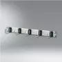 Schäfer IT Systems 19 ιντσών 1U Rack Πάνελ διαχείρισης καλωδίων με βούρτσες, Μαύρο 7979000