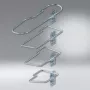 SCHÄFER IT SYSTEMS βάση διαχείρισης καλωδίων χάλυβα, 82 x 170 mm, μαύρη (7968200)