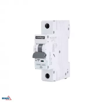 Schelinger A02-G9-1P-B10 10A μονοπολικός τύπος B μικροαυτόματος διακόπτης, ικανότητα διακοπής 10kA, πιστοποιημένος VDE