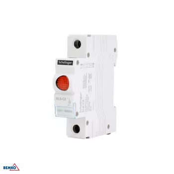 SCHELINGER A15-SL8-CZ κόκκινο LED φωτεινό σήμα, 230V AC, τοποθέτηση 22mm, IP65