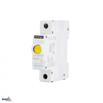 SCHELINGER SL8 LED-λυχνία σήμανσης κίτρινη 230V AC τοποθέτηση σε πίνακα IP65