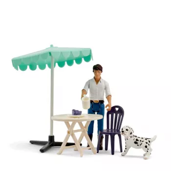 Schleich Pocket Set! Κουβεντούλα με Καφέ
