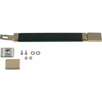 SCHROFF Λαβή ταινίας 240mm μαύρη λαβή αλουμινίου, πλάτος λαβής 22mm, απόσταση στερέωσης 220mm 10504003