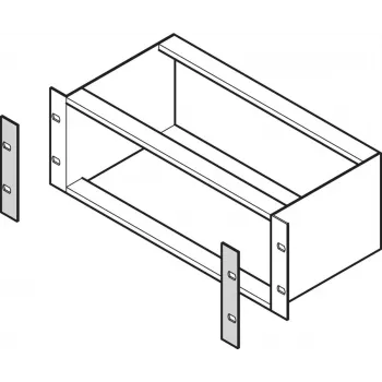 SCHROFF πλάκα κάλυψης 3U χωρίς λαβή 4HP αλουμίνιο 34561197