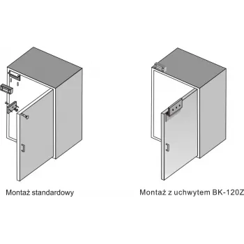 SCOT EL-120 Ηλεκτρομαγνητική κλειδαριά 120kg (260lbs) 12V DC Fail-Safe Επιτοίχια τοποθέτηση