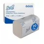 Scott Essential Χαρτοπετσέτες Interfold 6666, 2 Φύλλων, Λευκές, 4000 Φύλλα (15 Συσκευασίες των 267)