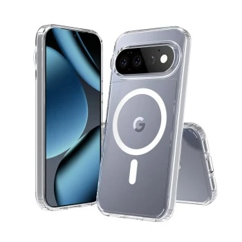 SCREENOR Bumper Case για Google Pixel 11 Pro, μαγνητικό, διαφανές