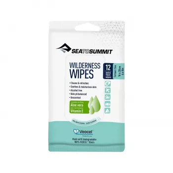 Sea to Summit Wilderness Wipes 12 κομποστοποιήσιμα μαντηλάκια