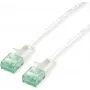 SECOMP ROLINE RM Καλώδιο patch UTP Cat.6A Class EA Slim λευκό 0,5m 21.45.3462