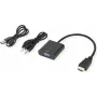 SECOMP STANDARD Καλώδιο προσαρμογέα HDMI-σε-VGA + 3,5-mm-Ήχου, 0,23 m (S3210)