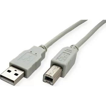 SECOMP STANDARD Καλώδιο USB 2.0, Type A-B, Μπεζ, 0,8 m (S3101)