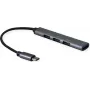 SECOMP STANDARD hub USB 2.0, υποδοχή USB-C, 4x υποδοχές USB-A (3x USB 2.0 + 1x USB 3.2 Gen1) (S3017)