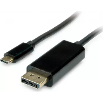 SECOMP καλώδιο προσαρμογέα USB-C σε DisplayPort 1.2 ST/ST 2m μαύρο S3733