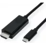 SECOMP καλώδιο προσαρμογέα USB-C σε HDMI, 4K, 2 m, μαύρο S3731