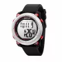 Ανδρικό ρολόι SECTOR MAN R3251546002 45mm quartz μαύρο λουράκι σιλικόνης
