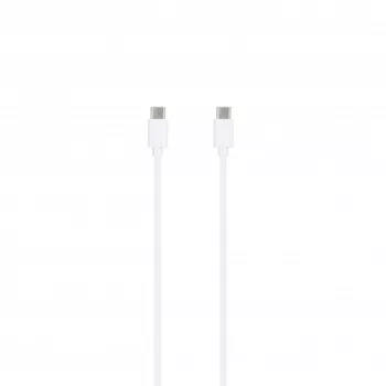 SEEK TOTI Καλώδιο δεδομένων Type-C σε Type-C 1m PVC 3A Λευκό