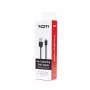 SEEK TOTI USB-A σε Lightning, 2m καλώδιο δεδομένων PVC 2A (non-MFI), Μαύρο