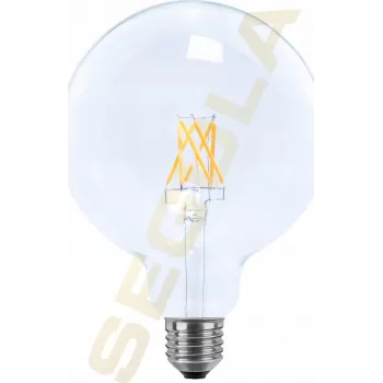 SEGULA LED Globe 125 Διάφανο E27 6.5W 650Lm 2700K Θερμό λευκό Dimable