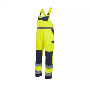 Semi-Combination Drogowiec 11-000024-XL Πορτοκαλί προειδοποιητικό/Μπλε ναυτικό Σαλοπέτα και παντελόνι εργασίας XL