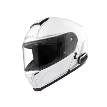 Sena OUTRUSH 2 Smart Modular Κράνος με Mesh-Intercom, Γυαλιστερό Λευκό, L