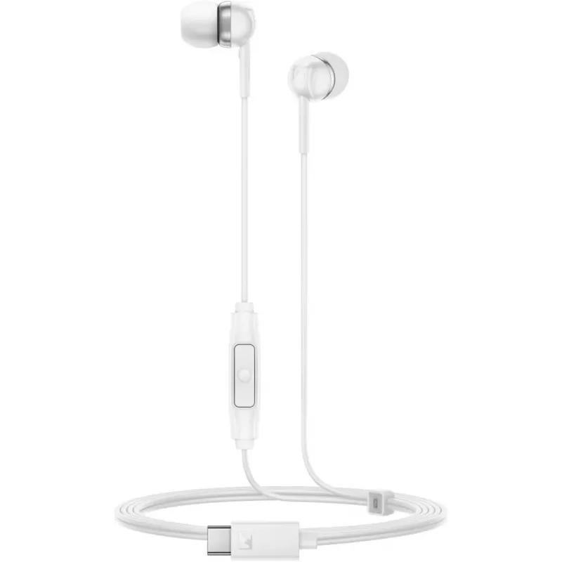 Sennheiser CX 80U ενσύρματα ακουστικά ear-bud με μικρόφωνο, λευκά