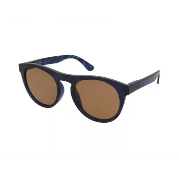 SERENGETI Unisex Γυαλιά Ηλίου SS572003-S Satin Black Ορθογώνιο Σκελετός Καφέ Polarized Drivers Φακοί 53/20/140 mm
