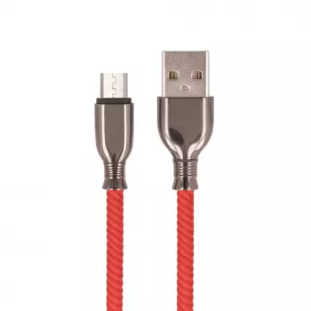 Setty Καλώδιο USB-A σε Micro-USB 1,0 m 3A Ταχεία Φόρτιση Κόκκινο FC-M
