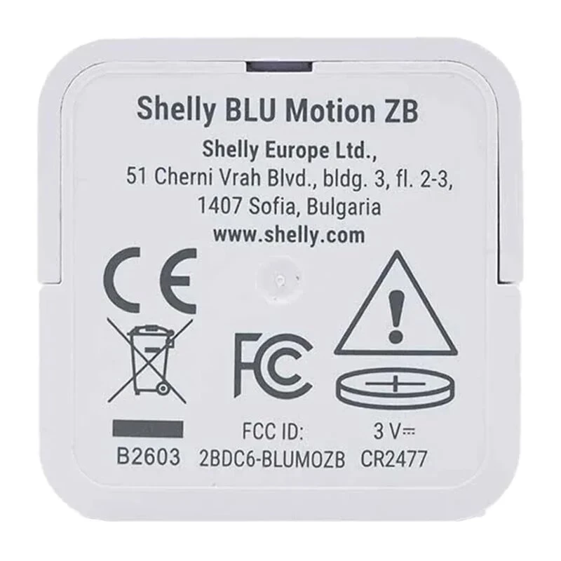 Shelly BLU Motion ZB Αισθητήρας κίνησης