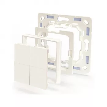 Shelly Plug & Play BLU Wall Switch 4 Adapter Legrand & Shelly λευκό