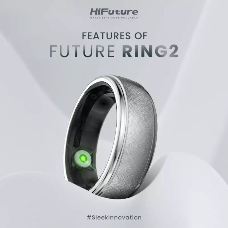 HiFuture Ring2 έξυπνο δαχτυλίδι, μέγεθος 8 (60 mm), Rose Gold