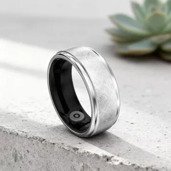 HiFuture Ring2 έξυπνο δαχτυλίδι, μέγεθος 12 (68 mm), Titanium Silver